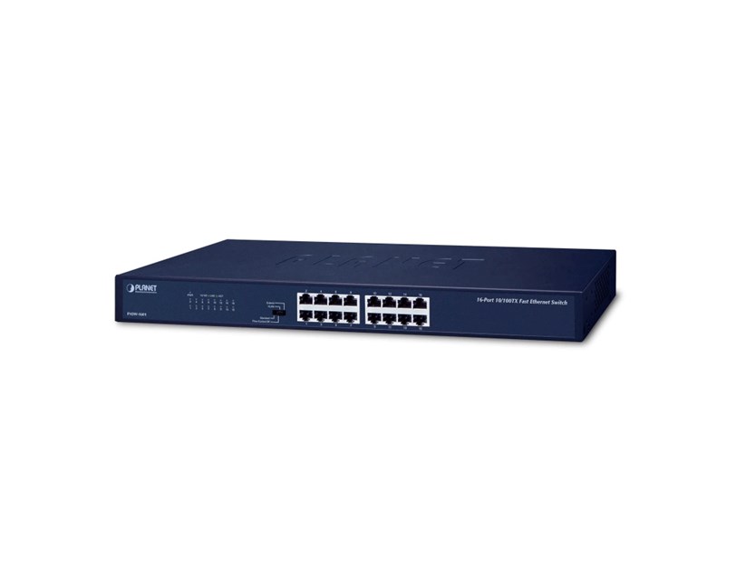 PLANET preklopnik (Switch) 16-port 10/100Mbps, 19" 