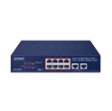PLANET preklopnik (Switch) 10" 8-port 10/100TX 802.3at PoE + 2-port 10/100TX, rack-mountable