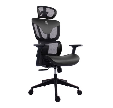 Bit Force COZY LM-2D uredska stolica, PU koža, 2D naslon za ruke, nosivost 140kg, crna