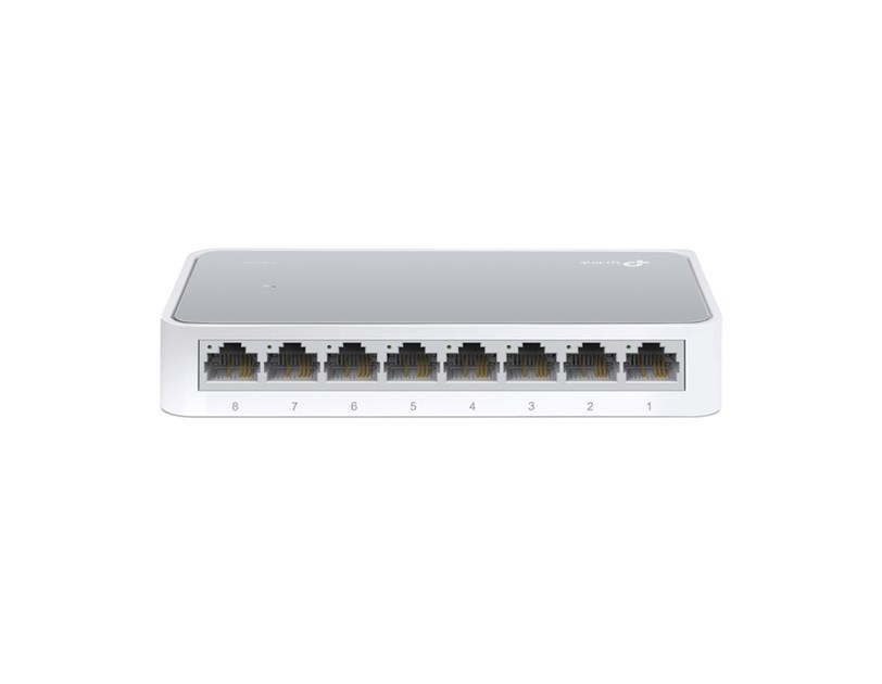 TP-Link 8-port mini Desktop preklopnik (Switch), 8×10/100M RJ45 ports, plastično kućište