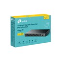 TP-Link 9-port LS1210GP desktop preklopnik, 61W PoE, 9×10/100/1000 Mbps RJ45 ports (1-8 port PoE+) 1× Gigabit SFP Port, do 250m PoE prijenos, Plug&play, metalno kućište