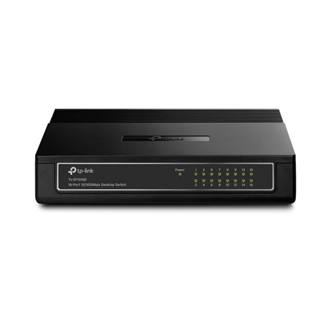 TP-Link 16-port Desktop preklopnik (Switch), 16×10/100M RJ45 ports, plastično kućište