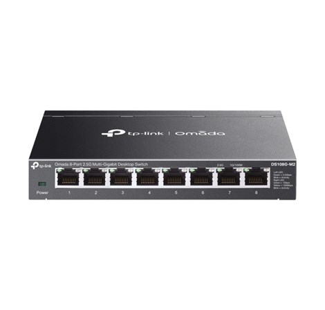 TP-Link Omada 8-port 2.5G Multi-Gigabit Desktop preklopnik (Switch), 8×10Mbps/100Mbps/1Gbps/2.5Gbps RJ45 Ports, Plug & Play, metalno kućište