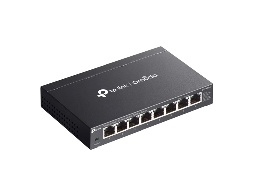 TP-Link Omada 8-port 2.5G Multi-Gigabit Desktop preklopnik (Switch), 8×10Mbps/100Mbps/1Gbps/2.5Gbps RJ45 Ports, Plug & Play, metalno kućište