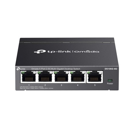 TP-Link Omada 5-port 2.5G Multi-Gigabit Desktop preklopnik (Switch), 5×10Mbps/100Mbps/1Gbps/2.5Gbps RJ45 Ports, Plug & Play, metalno kućište