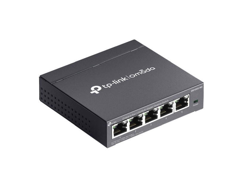 TP-Link Omada 5-port 2.5G Multi-Gigabit Desktop preklopnik (Switch), 5×10Mbps/100Mbps/1Gbps/2.5Gbps RJ45 Ports, Plug & Play, metalno kućište