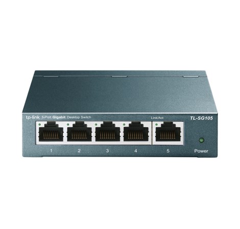 TP-Link 5-port Gigabit Desktop preklopnik (Switch), 5×10/100/1000M RJ45 ports, metalno kućište