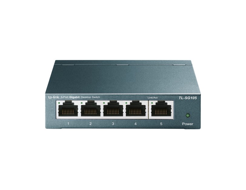TP-Link 5-port Gigabit Desktop preklopnik (Switch), 5×10/100/1000M RJ45 ports, metalno kućište