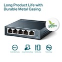 TP-Link 5-port Gigabit Desktop preklopnik (Switch), 5×10/100/1000M RJ45 ports, metalno kućište