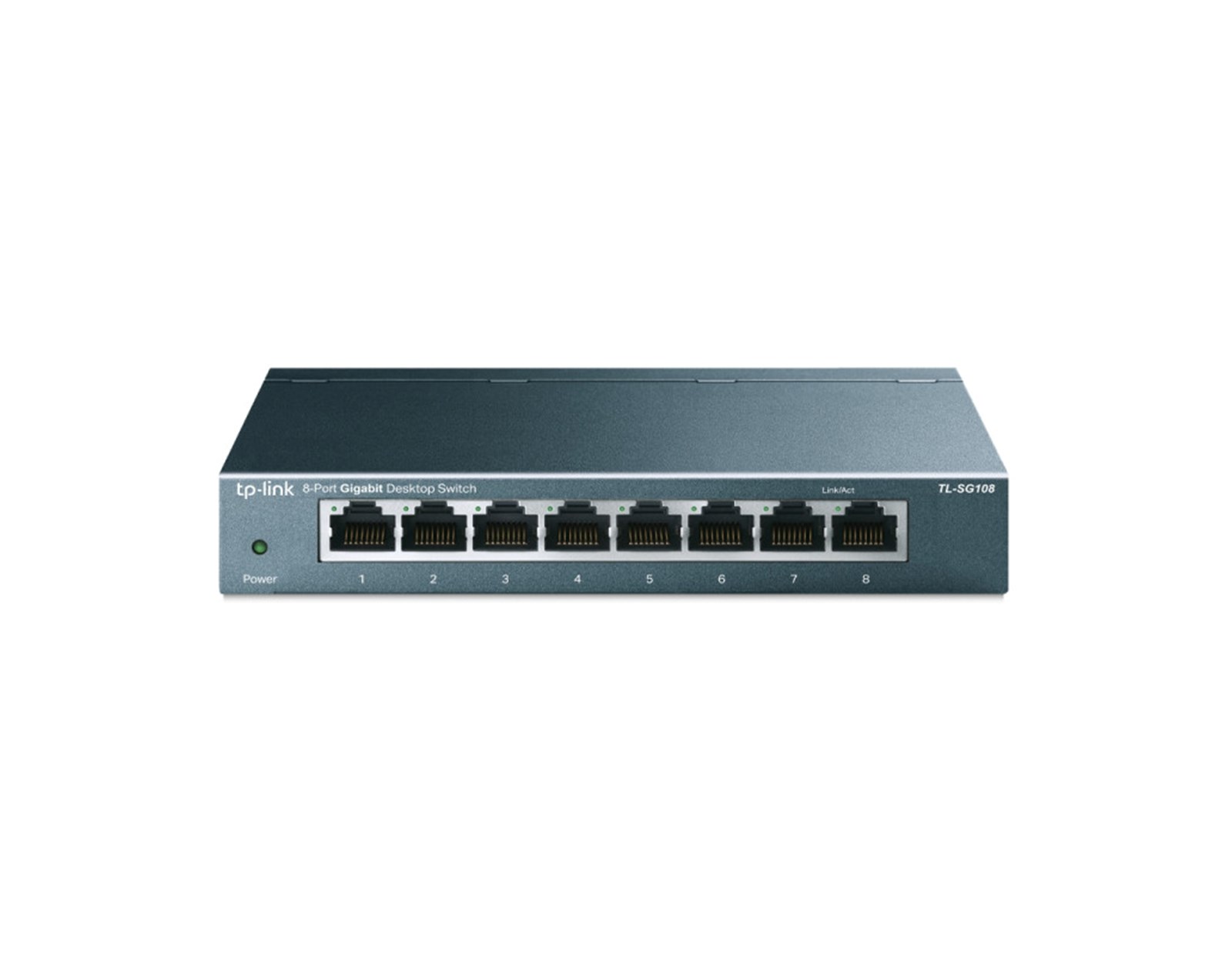 TP-Link 8-port Gigabit Desktop preklopnik (Switch), 8×10/100/1000M RJ45 ports, metalno kućište