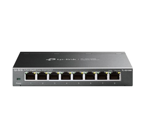 TP-Link 8-port Gigabit Easy Smart preklopnik (Switch), 8×10/100/1000M RJ45 ports, metalno kućište