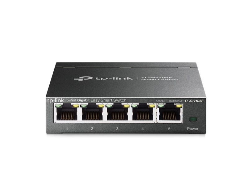 TP-Link 5-port Gigabit Easy Smart preklopnik (Switch), 5×10/100/1000M RJ45 ports, metalno kućište