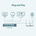 TP-Link 5-port Gigabit Easy Smart preklopnik (Switch), 5×10/100/1000M RJ45 ports, metalno kućište