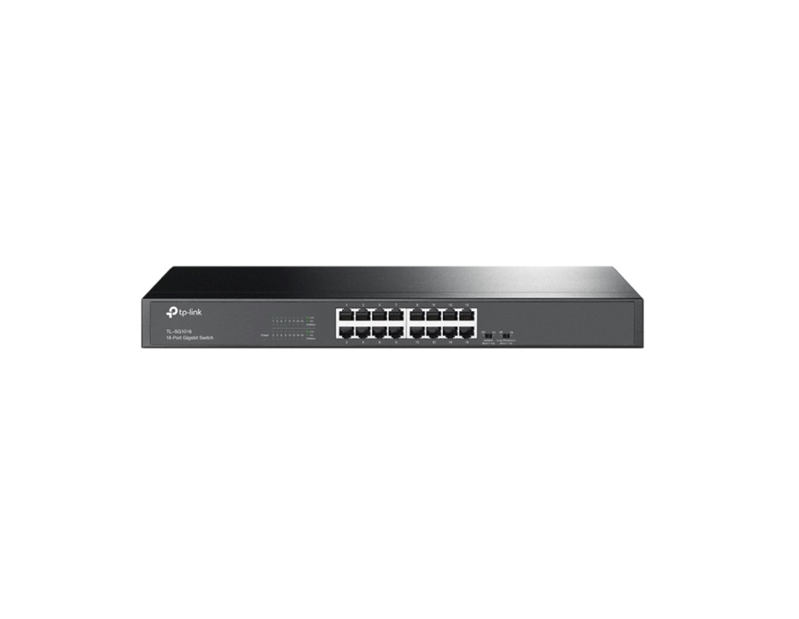 TP-Link 16-port Gigabit preklopnik (Switch), 16×10/100/1000M RJ45 ports, 1U 19", Rack Mount, metalno kućište