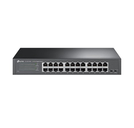 TP-Link 24-port Gigabit preklopnik (Switch), 24×10/100/1000M RJ45 ports, 13" Desktop/Rack, metalno kućište