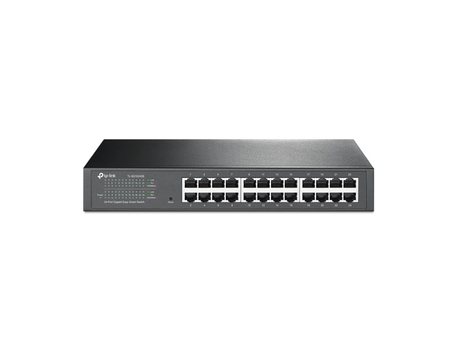 TP-Link 24-port Gigabit Easy Smart preklopnik (Switch), 24×10/100/1000M RJ45 ports, 1U 13"