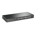 TP-Link Omada JetStream 28-port Gigabit Easy Smart preklopnik (Switch), 24x 10/100/1000 Mbps RJ45 PoE+ port,2x SFP fiber uperlink port, Rack-mount, 250 w PoE+ budget