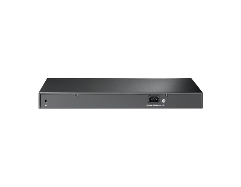 TP-Link Omada JetStream 28-port Gigabit Easy Smart preklopnik (Switch), 24x 10/100/1000 Mbps RJ45 PoE+ port,2x SFP fiber uperlink port, Rack-mount, 250 w PoE+ budget