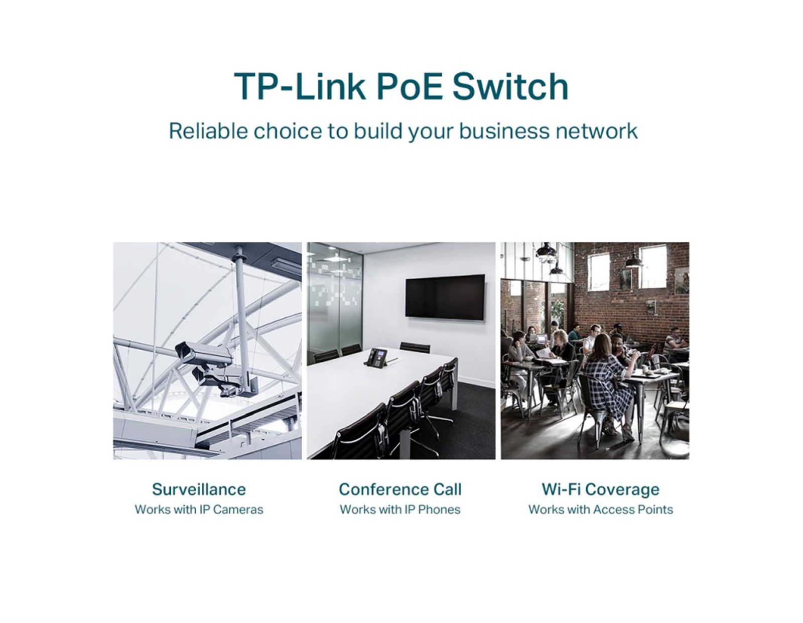 TP-Link Omada JetStream 28-port Gigabit Easy Smart preklopnik (Switch), 24x 10/100/1000 Mbps RJ45 PoE+ port,2x SFP fiber uperlink port, Rack-mount, 250 w PoE+ budget