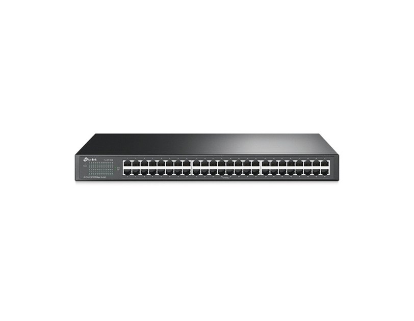 TP-Link 48-port preklopnik (Switch), 48×10/100M RJ45 ports, 1U 19", metalno kućište