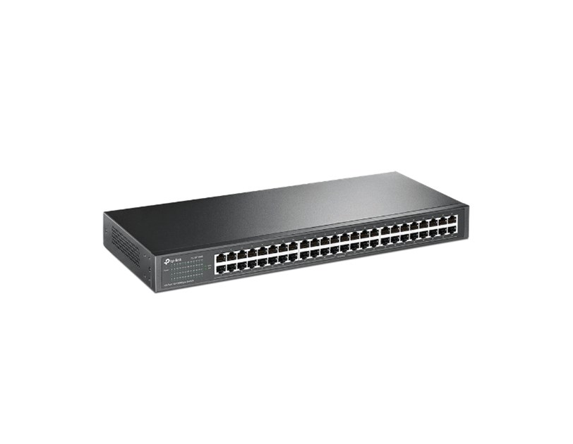 TP-Link 48-port preklopnik (Switch), 48×10/100M RJ45 ports, 1U 19", metalno kućište