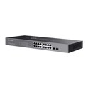 TP-Link Omada JetStream 16-port Gigabit L2+ upravljiv preklopnik (Switch), 16×10/100/1000M RJ45 ports, 2×SFP, 1U 19" rack mount