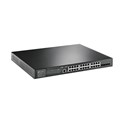TP-Link Omada JetStream 28-port Gigabit L2+ Smart PoE+ preklopnik (Switch), 24×G-LAN, 4×10G SFP+, RJ45/microUSB console, 19" rack-mount (384W)