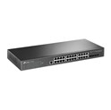 TP-Link Omada JetStream 28-port Gigabit L2+ Smart preklopnik (Switch), 24×G-LAN, 4×10G SFP+, 19" rack-mount