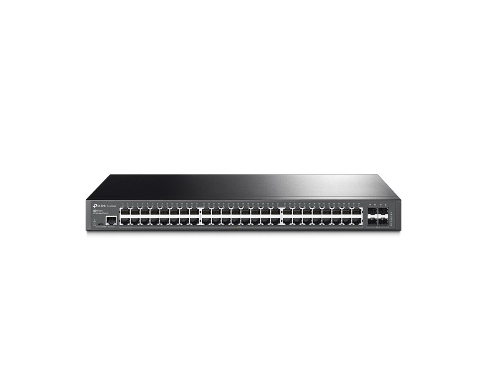 TP-Link Omada JetStream 48-port Gigabit L2 Smart preklopnik, 48×10/100/1000 RJ45 ports, 4×SFP Gigabit, 1U 19" rack-mount