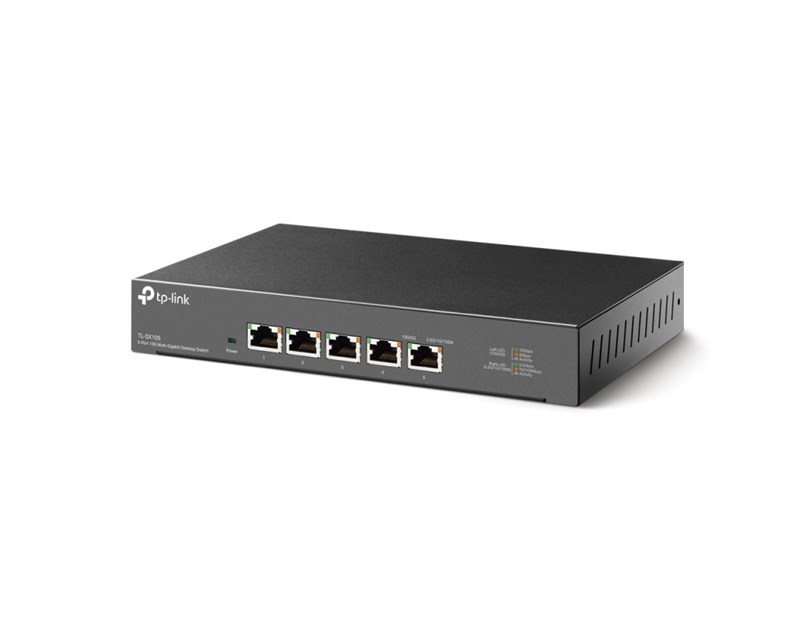 TP-Link 5-Port Multi-gigabit 10G preklopnik (Switch), 5×10G, desktop kućište