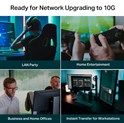 TP-Link 5-Port Multi-gigabit 10G preklopnik (Switch), 5×10G, desktop kućište
