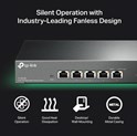 TP-Link 5-Port Multi-gigabit 10G preklopnik (Switch), 5×10G, desktop kućište