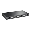 TP-Link 48-port Omada Gigabit Managed preklopnik (Switch) L2+, 48×G-LAN, 4×10G SFP+, 1×RJ45/1×Micro-USB console port, 1U 19" rack-mount