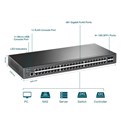 TP-Link 48-port Omada Gigabit Managed preklopnik (Switch) L2+, 48×G-LAN, 4×10G SFP+, 1×RJ45/1×Micro-USB console port, 1U 19" rack-mount