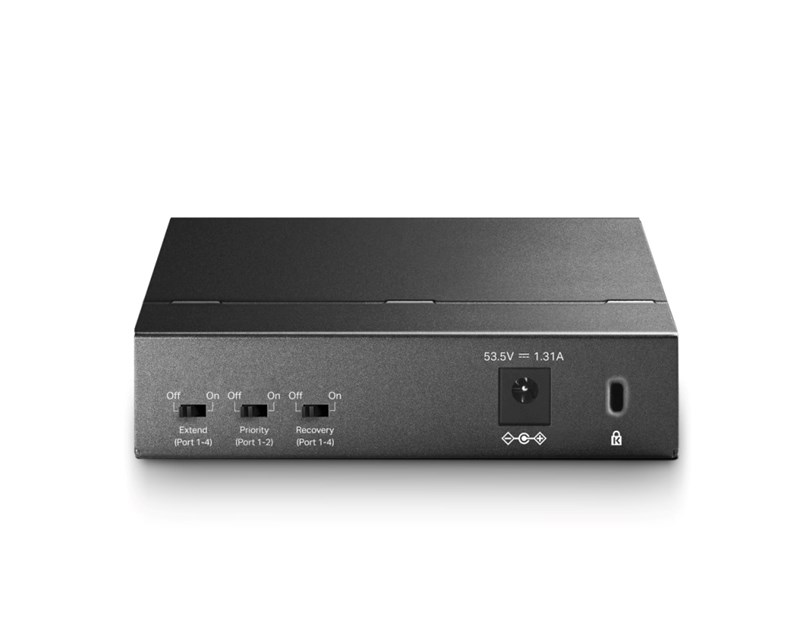 TP-Link 5-port Desktop preklopnik (Switch), 5×10/100M RJ45 ports + 4 PoE ports, metalno kućište (58W)