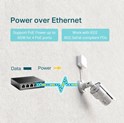 TP-Link 5-port Gigabit PoE preklopnik (Switch), 5×10/100/1000M RJ45 ports, 4×PoE ports, metalno kućište (56W)