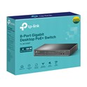 TP-Link 8-port Gigabit PoE preklopnik (Switch), 8×10/100/1000M RJ45 ports, 4×PoE ports, metalno kućište (53W)