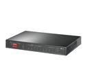 TP-Link 10-port Gigabit PoE preklopnik (Switch), 8×10/100/1000M RJ45 PoE+ ports, 1×G-LAN, 1×SFP, metalno kućište (63W)