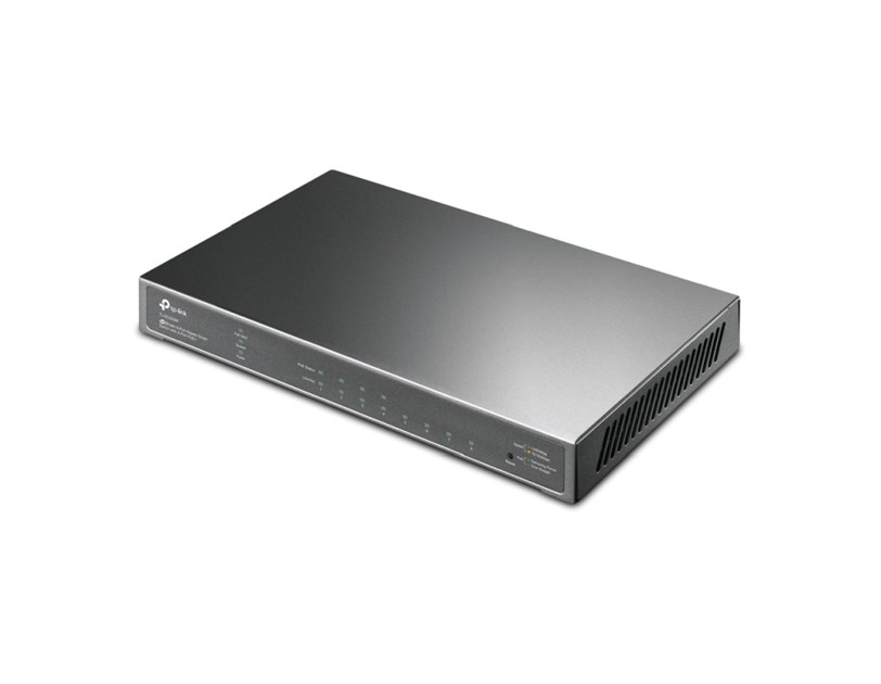 TP-Link Omada JetStream 8-port Gigabit Smart PoE+ preklopnik (Switch), 8×10/100/1000M RJ45 ports, 4×PoE+ ports (64W)