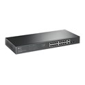 TP-Link JetStream 16-port Gigabit EasySmart PoE+ preklopnik (Switch), 16×10/100/1000M RJ45 PoE, 2×SFP Gigabit, 1U 19" rack-mount kućište (192W)