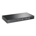 TP-Link Omada JetStream 24-port Gigabit L2 PoE+ Smart preklopnik (Switch), 24×10/100/1000M RJ45 port, 4×Gbit SFP, 802.3at/af, 19" 1U rack mount (250W)