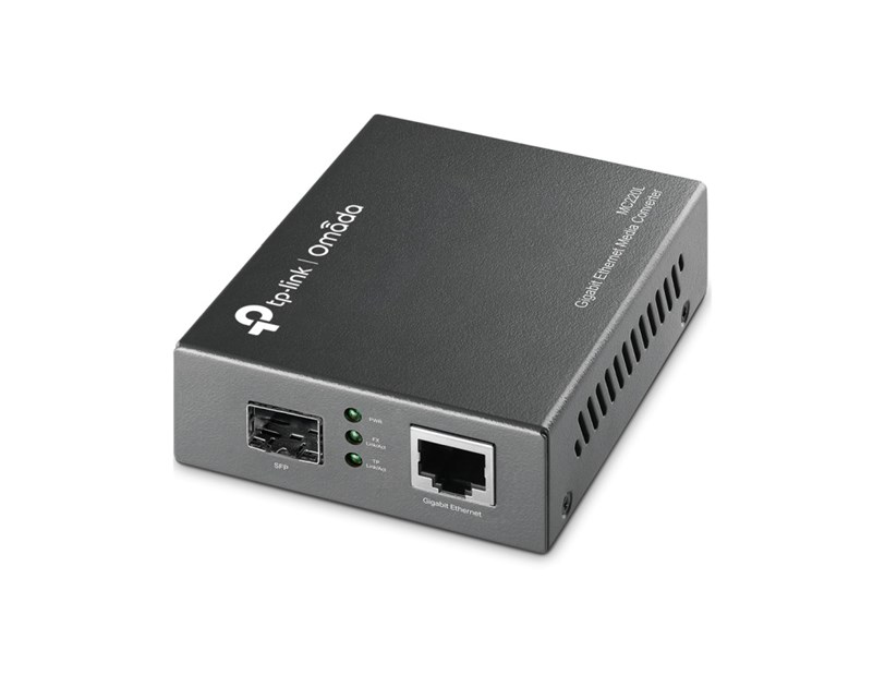 TP-Link Gigabit optički pretvarač 1000M RJ45 u 1000M, Full-Duplex, SFP slot podrška za MiniGBIC modul
