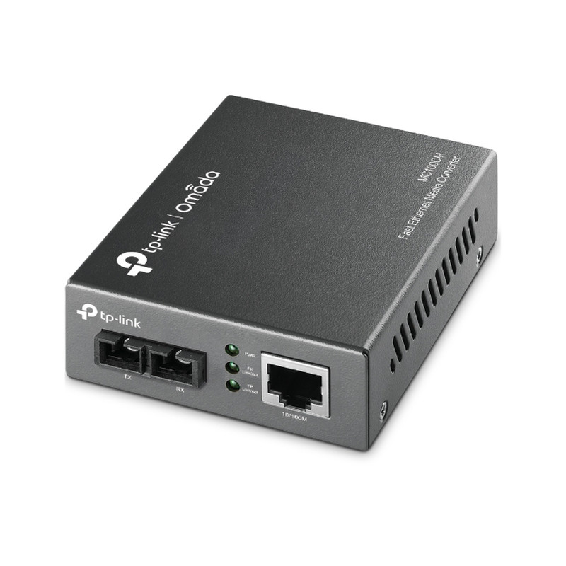 TP-Link 100M optički pretvarač, 10/100M RJ45 u 100M multi-mod SC, Full-duplex,...
