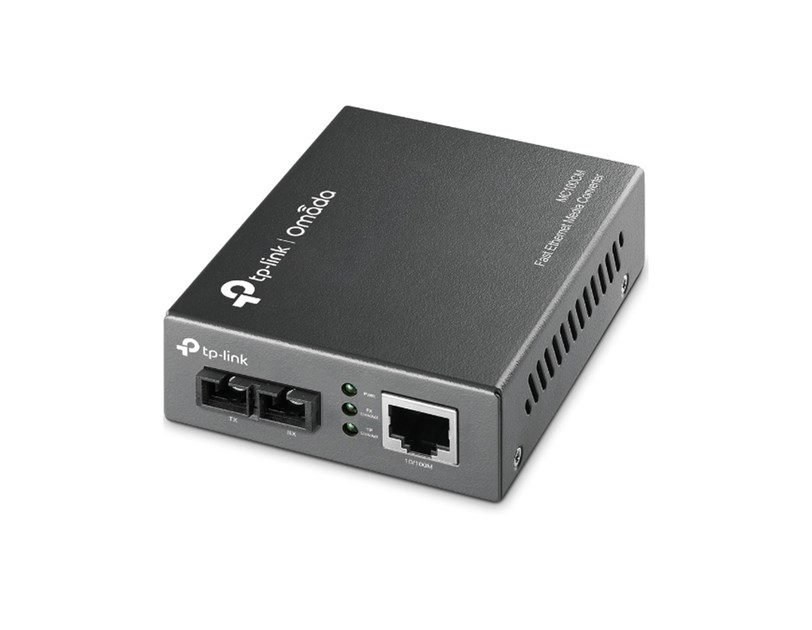 TP-Link 100M optički pretvarač, 10/100M RJ45 u 100M multi-mod SC, Full-duplex, do 2km
