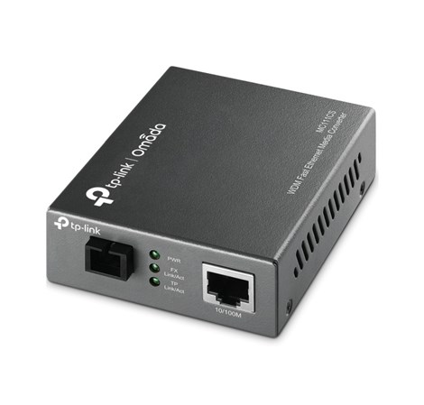 TP-Link 100M WDM optički pretvarač, 10/100M RJ45 u 100M Single-mode SC, Full-duplex,Tx:1550nm, Rx:1310nm, do 20km