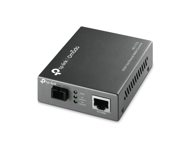 TP-Link 100M WDM optički pretvarač, 10/100M RJ45 u 100M Single-mode SC, Full-duplex,Tx:1550nm, Rx:1310nm, do 20km