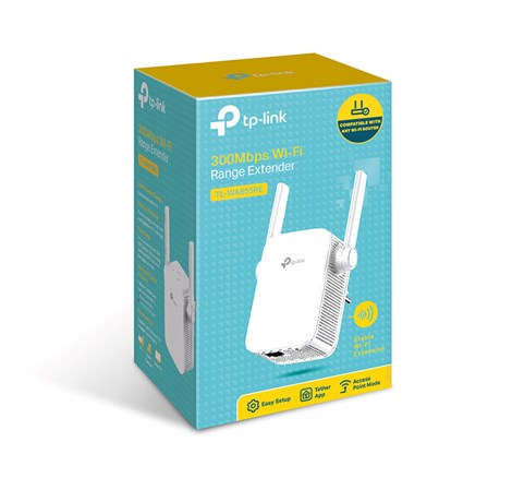 TP-Link bežični pojačivač dometa (Universal Range Extender) 300Mbps, (2.4GHz), 802.11b/g/n, 1×RJ45 10/100, 2×vanjska antena fiksna, range extender tipka