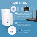 TP-Link AC750 bežični pojačivač dometa (Range Extender), Dual Band 433Mbps(5GHz)/300Mbps(2.4GHz), 802.11ac/a/b/g/n, 3× interna antena
