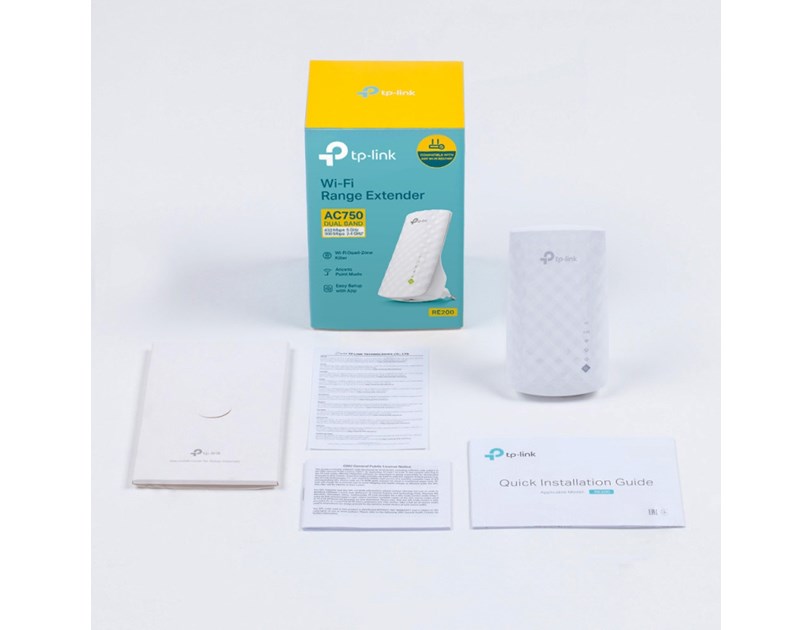 TP-Link AC750 bežični pojačivač dometa (Range Extender), Dual Band 433Mbps(5GHz)/300Mbps(2.4GHz), 802.11ac/a/b/g/n, 1×LAN, Range extender mod, 3× interna antena
