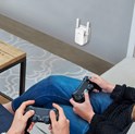 TP-Link AC1200 bežični pojačivač dometa (Range Extender), Dual Band 300Mbps/867Mbps (2.4GHz/5GHz), 802.11ac/a/b/g/n, 1×LAN, Range extender mod, 2×vanjska fiksna antena